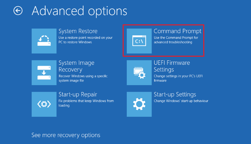 choose command prompt