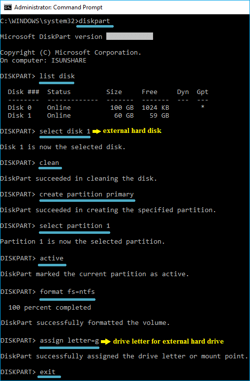 how to burn iso os onto external hard drive