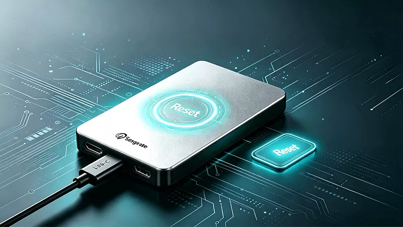 reset Seagate external hard drive