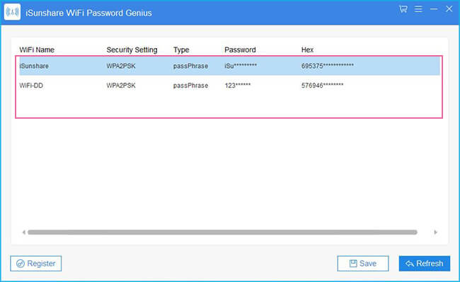  get the wifi password on Windows with WiFi Password Genius 