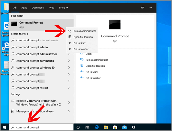 run command prompt as administrator