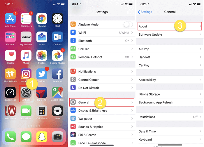 ios settings