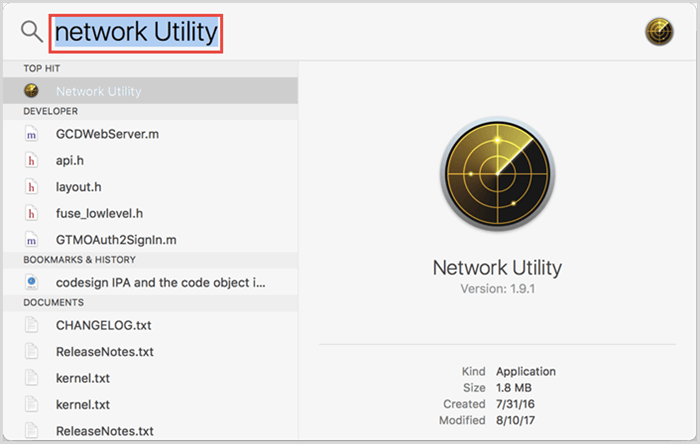 network utility