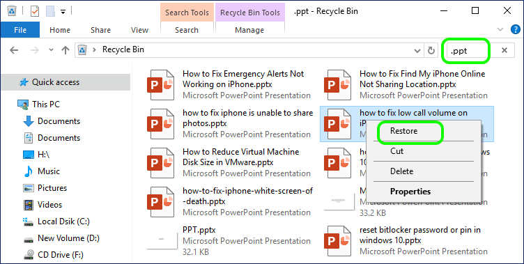 can you recover a powerpoint presentation