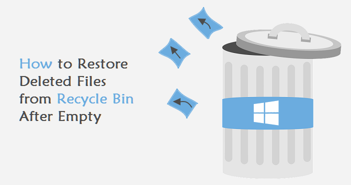 recover deleted files from emptied recycle bin