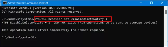 trim command 