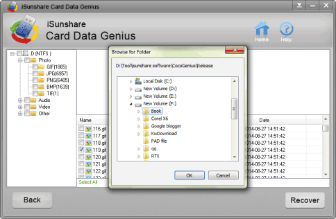 
Vorschau und Wiederherstellung gelöschter Daten auf dem USB-Stick