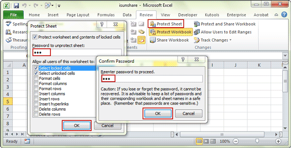 edit password protect excel sheet/worksheet/spreadsheet