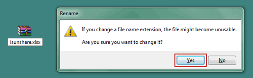 change zip file back to excel file