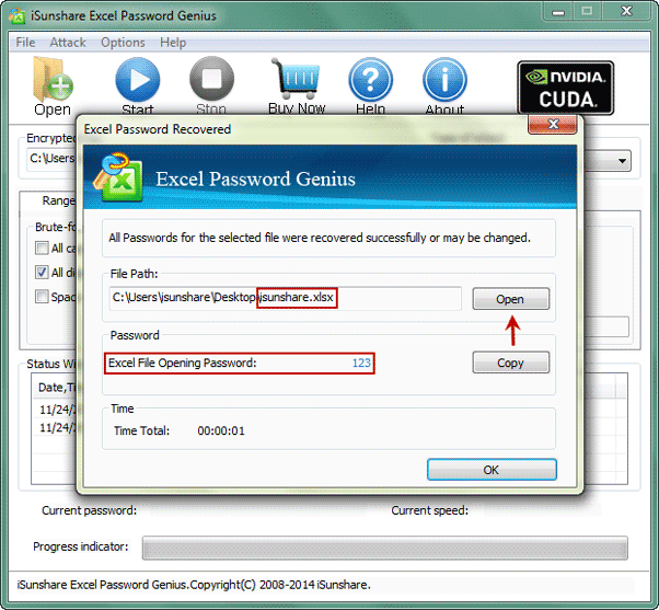 
Wiederherstellen des Passworts für die Excel XLSX-Datei