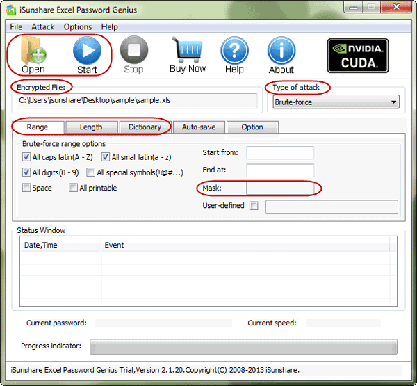 encrypted excel files