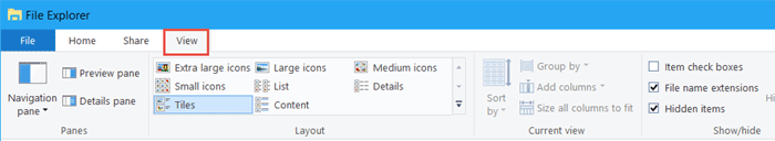 file name extension