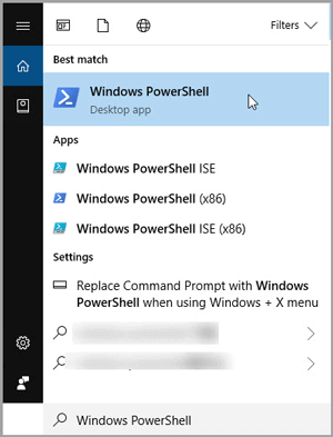 run windows powershell