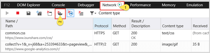 ie clear cookies for a site