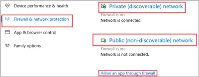 allow chrome through firewall