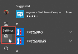 open system settings