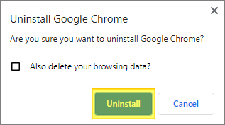 uninstall Chrome