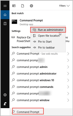 run command prompt windows 10