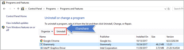 uninstall extension in google chrome
