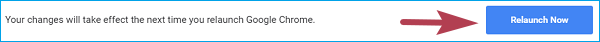 relaunch Chrome