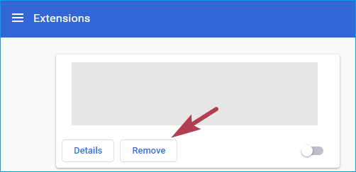 remove Chrome extensions