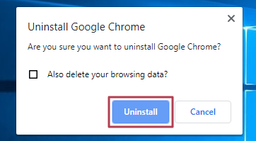 uninstall Chrome