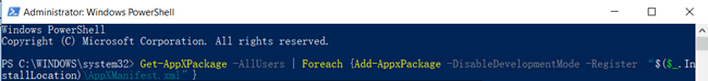 run command in powershell