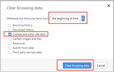 clearing opera browsing data