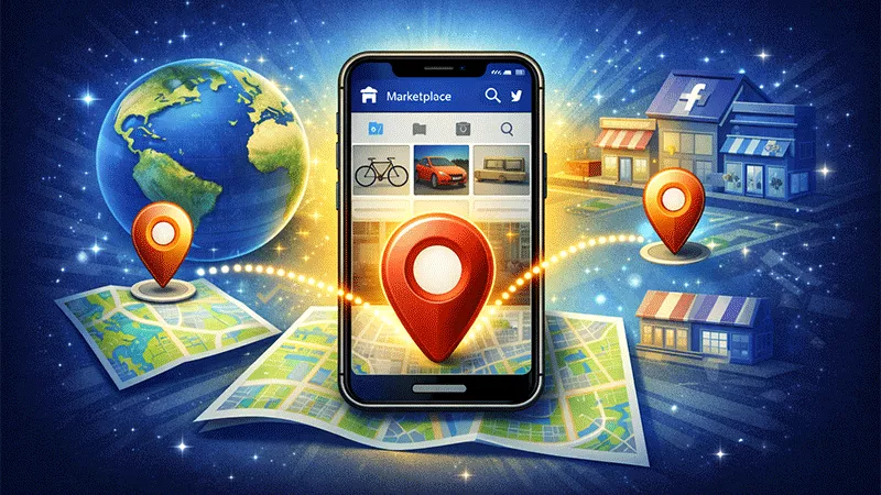 change location on Facebook Marketplace