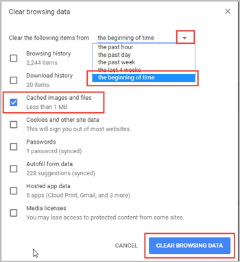How To Clear Or Disable Chrome Cache Manually On Windows 10