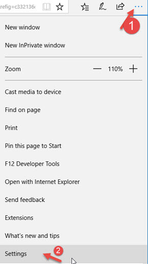 via more option to exporrt chrome bookmarks