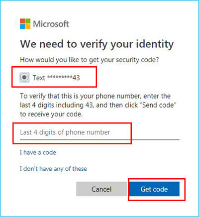 verify your identity