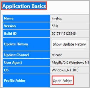 open-profile-folder-in-application-basics