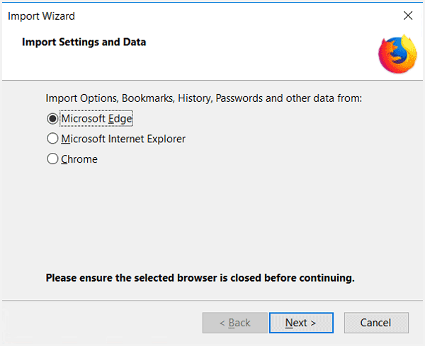 import settings and data