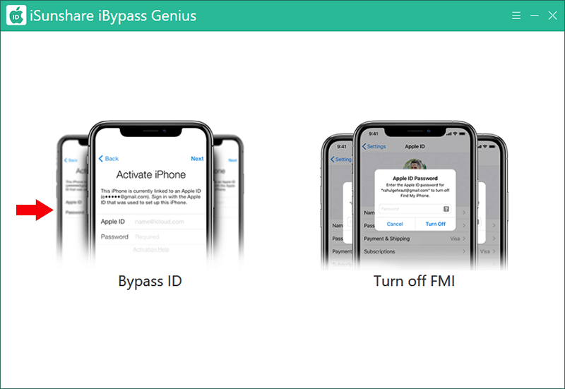 choose Bypass ID