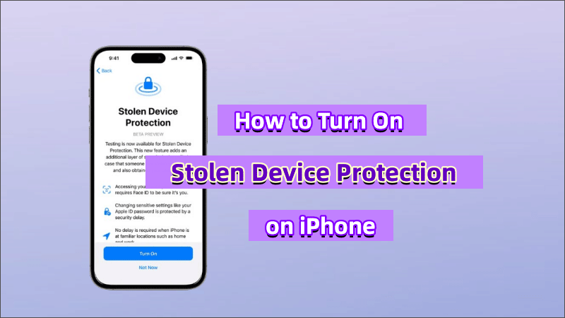 Stolen Device Protection iPhone