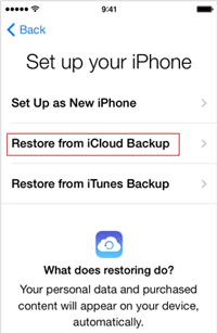 iPhone-Fotos von icloud backup abrufen