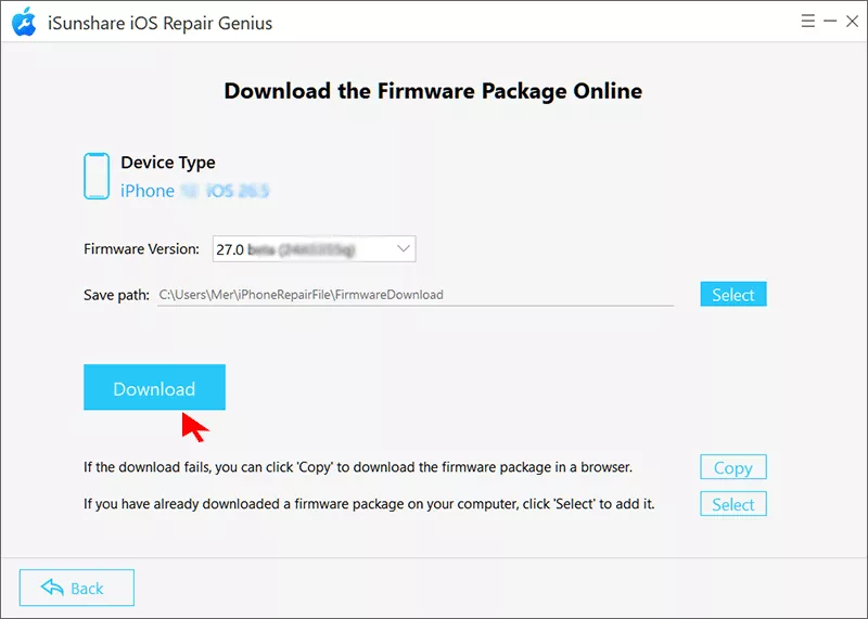 click Download