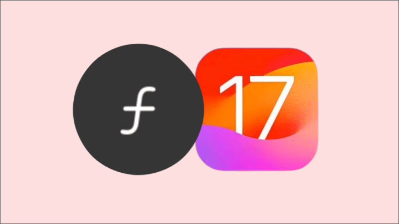 what is the f on facetime ios 17