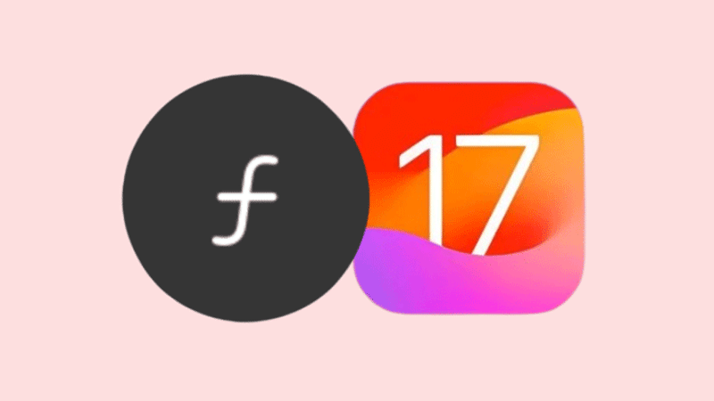 what is the f on facetime ios 17