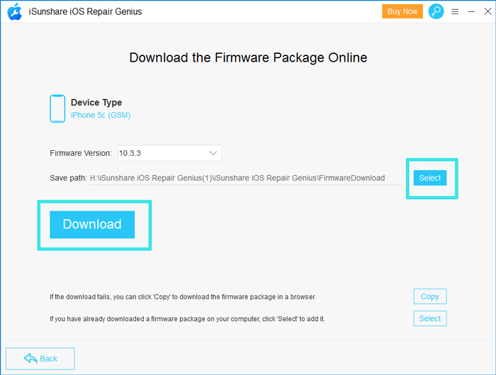 download firmware package