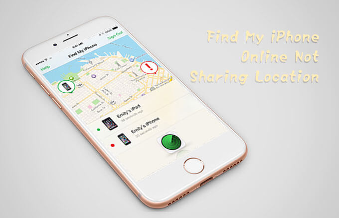 find my iphone online but not located
