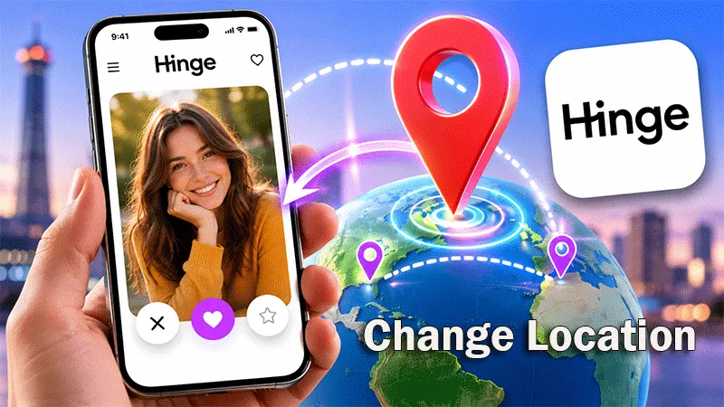 change location on Hinge