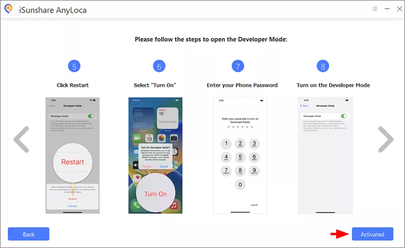 enable developer mode on iPhone