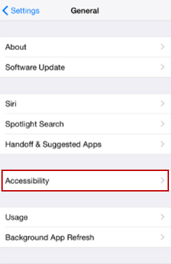 open accessibility