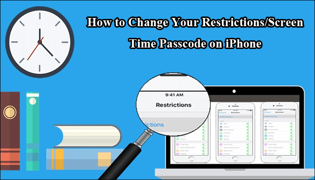 change restrictions passcode on iphone