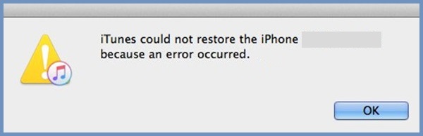 itunes could not restore iphone because an error occurred