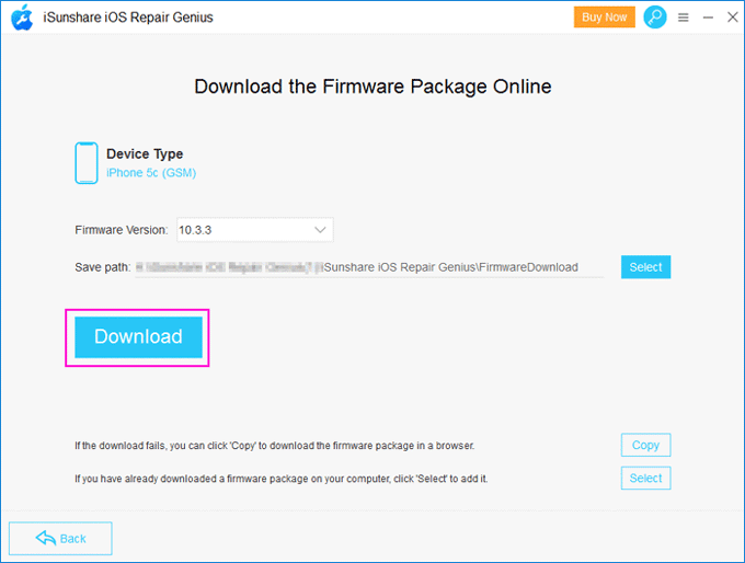 download a firmware package
