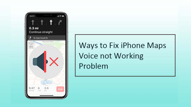 Ways to Fix iPhone Maps Voice not Working Problem