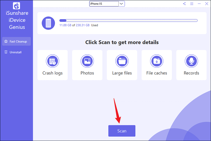 click scan to get more details